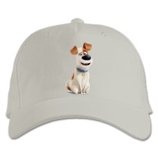 Baseball cap with Print The Secret Life Of Pets Max Dog - white