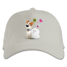 Baseball cap with Print The Secret Life Of Pets Gidget And Max - white