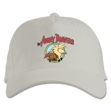 Baseball cap with Print Angry Beavers Logo - white