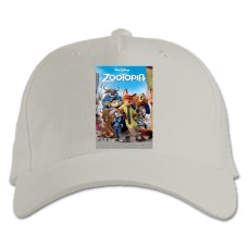 Baseball cap with Print Zootopia Universe - white