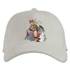 Baseball cap with Print Zootopia Cute Art - white
