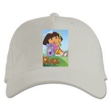 Baseball cap with Print Dora The Explorer Dasha Marquez - white