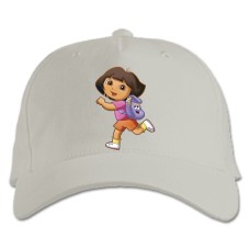 Baseball cap with Print Dora The Explorer Backpack Dasha - white