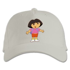 Baseball cap with Print Dora The Explorer Dasha Ranger - white