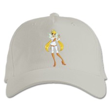 Baseball cap with Print Winx Club Stella In White - white
