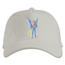 Baseball cap with Print Winx Club Princess In Blue - white