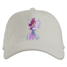 Baseball cap with Print Winx Club Little Princess - white