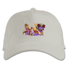 Baseball cap with Print Winx Club Main Heroes - white