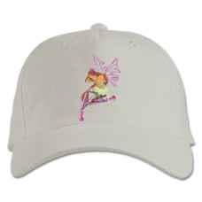 Baseball cap with Print Winx Club Beautyful Flora - white
