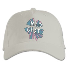 Baseball cap with Print Bojack Horseman Mad Chat - white