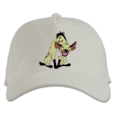 Baseball cap with Print The Lion King Hyena - white