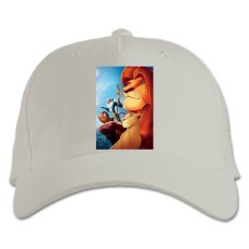 Baseball cap with Print The Lion King Main Theme - white