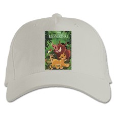 Baseball cap with Print The Lion King With Pumba And Timon - white