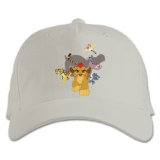 Baseball cap with Print The Lion King Heroes - white