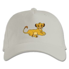 Baseball cap with Print The Lion King Little Simba - white