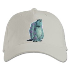 Бейсболка с принтом Корпорация Монстров Джеймс Салливан - белая