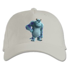 Бейсболка с принтом Корпорация Монстров Джеймс Салливан Принт - белая