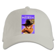Baseball cap with Print Puss In Boots Main - white