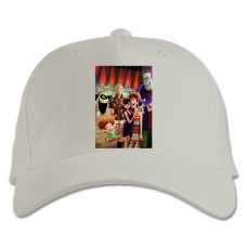 Кепка з принтом Готель Трансільванія Монстри На Канікулах Герої - біла