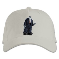 Кепка з принтом Готель Трансільванія Монстри На Канікулах Монстр - біла