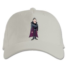 Кепка з принтом Готель Трансільванія Монстри На Канікулах Арт - біла