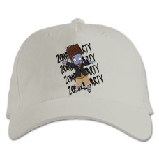 Кепка з принтом Готель Трансільванія Монстри На Канікулах Зомбо Вечірка - біла