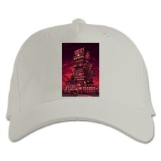 Кепка з принтом Готель Хазбін Головний - біла