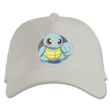 Кепка з принтом Покемони Сквіртл - біла
