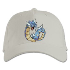 Кепка з принтом Покемони Дракон - біла