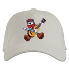 Baseball cap with Print Buttermilk Cat Matroskin - white