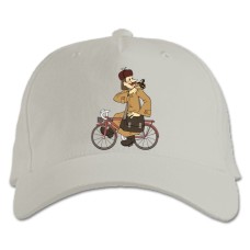 Baseball cap with Print Buttermilk Postman Pechkin - white