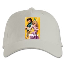 Бейсболка с принтом Рапунсель Запутанная - белая