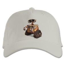 Baseball cap with Print Wall-E Robot - white