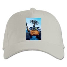 Baseball cap with Print Wall-E Main Hero Robot - white