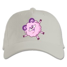 Baseball cap with Print Unhappy With Smeshariki Barash - white