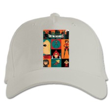 Baseball cap with Print The Incredibles Main Theme - white