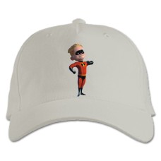 Baseball cap with Print The Incredibles Dashiell Dash Parr - white