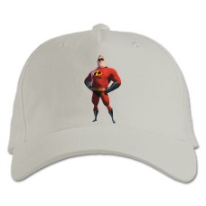 Baseball cap with Print The Incredibles Father - white
