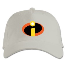 Baseball cap with Print The Incredibles Logo - white