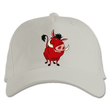 Baseball cap with Print Timon And Pumbaa Funny Pumbaa - white