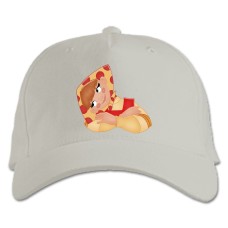Baseball cap with Print Three Heroes Liubava - white