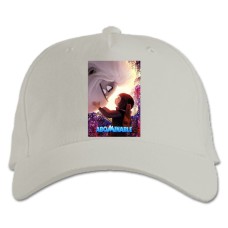 Baseball cap with Print Abominable Friendship - white