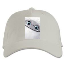 Baseball cap with Print Abominable Cute Hero - white