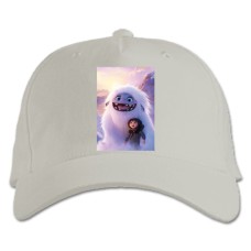 Baseball cap with Print Abominable Flying Heroes - white