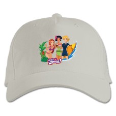 Бейсболка с принтом Джетикс Тотали Спайс - белая