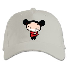 Бейсболка с принтом Джетикс Прикольная Пука - белая