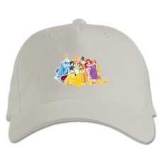 Baseball cap with Print Disney Princess - white