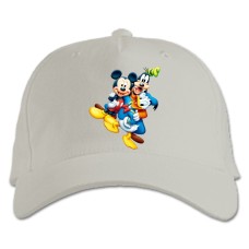 Baseball cap with Print Disney Heroes - white