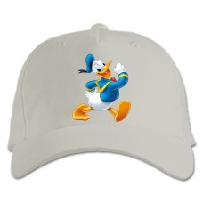 Baseball cap with Print Disney Donald Duck - white