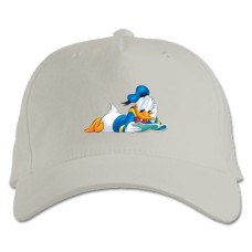 Baseball cap with Print Disney Donald Fauntleroy Duck - white